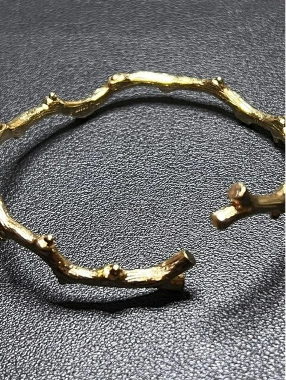 Rustic Cuff bangle open